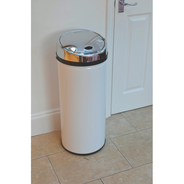 Jean Patrique Hands Free Stainless Steel 45 Litre Motion Sensor Rubbish